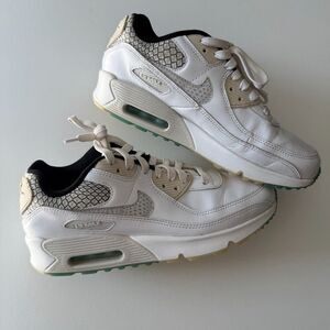 Nike Air Max 90 SE 2 GS White Glacier Ice Size 7Y Boys Big Kid Shoes, Running